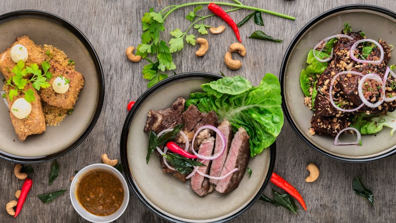 Colorful international dishes from unreached nations around the world