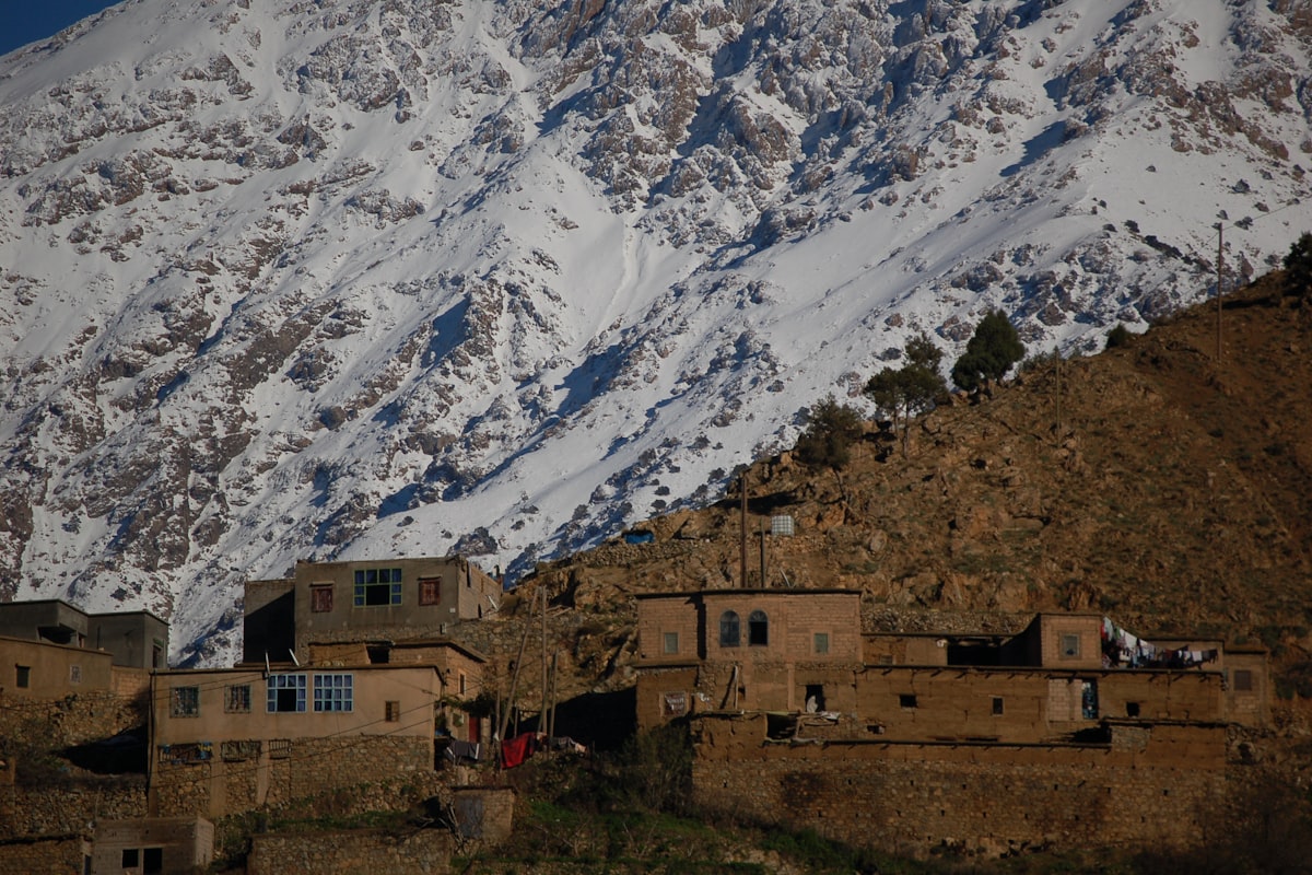 Berber family in Morocco
