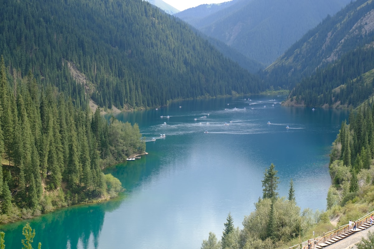 Kazakh family in Kazakhstan