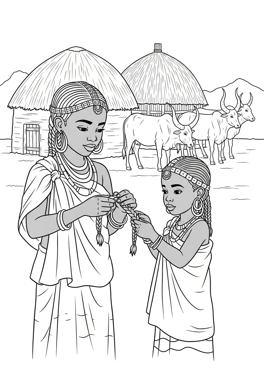 Fulani prayer card preview