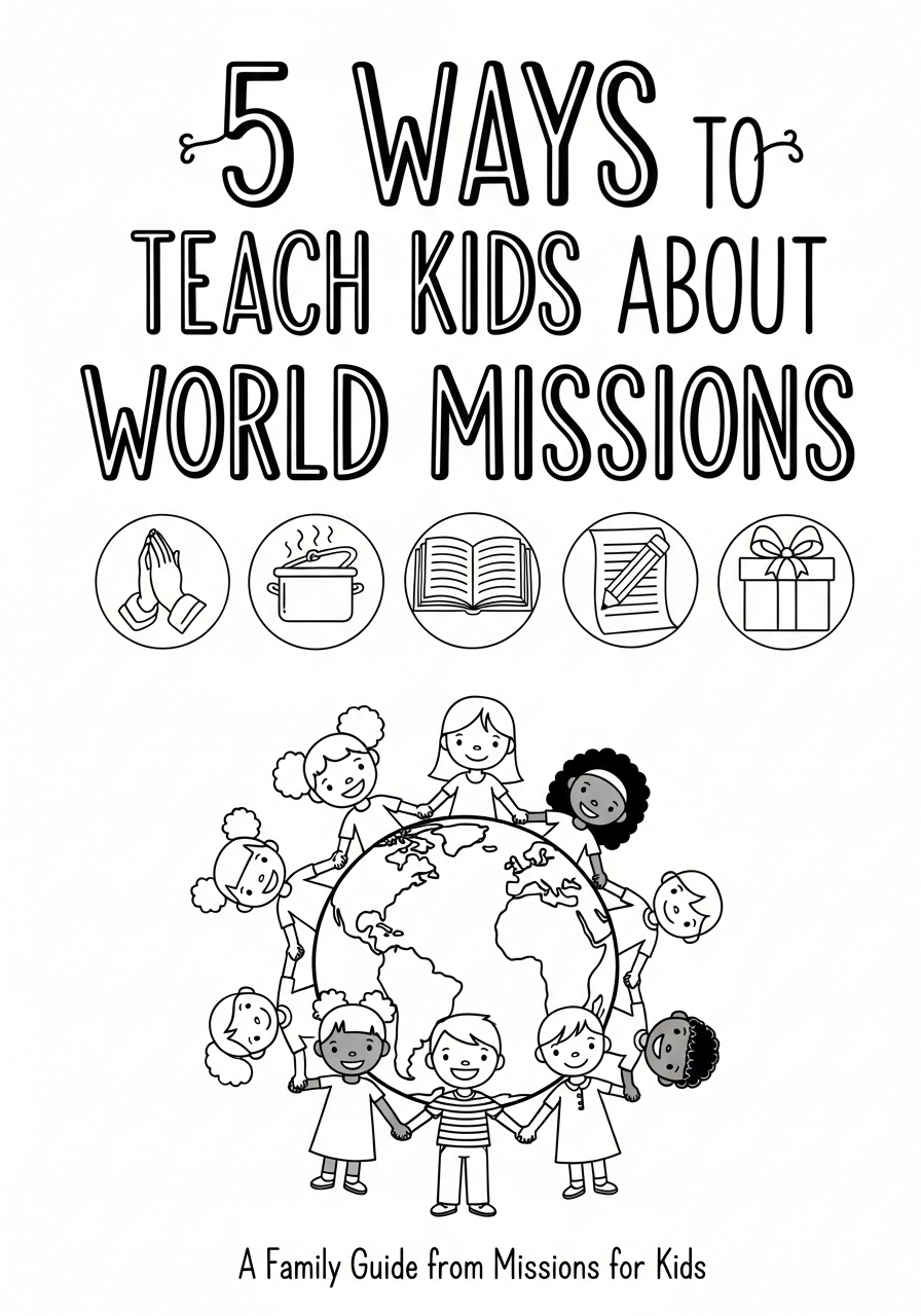 5 Ways to Teach Kids About World Missions guide cover