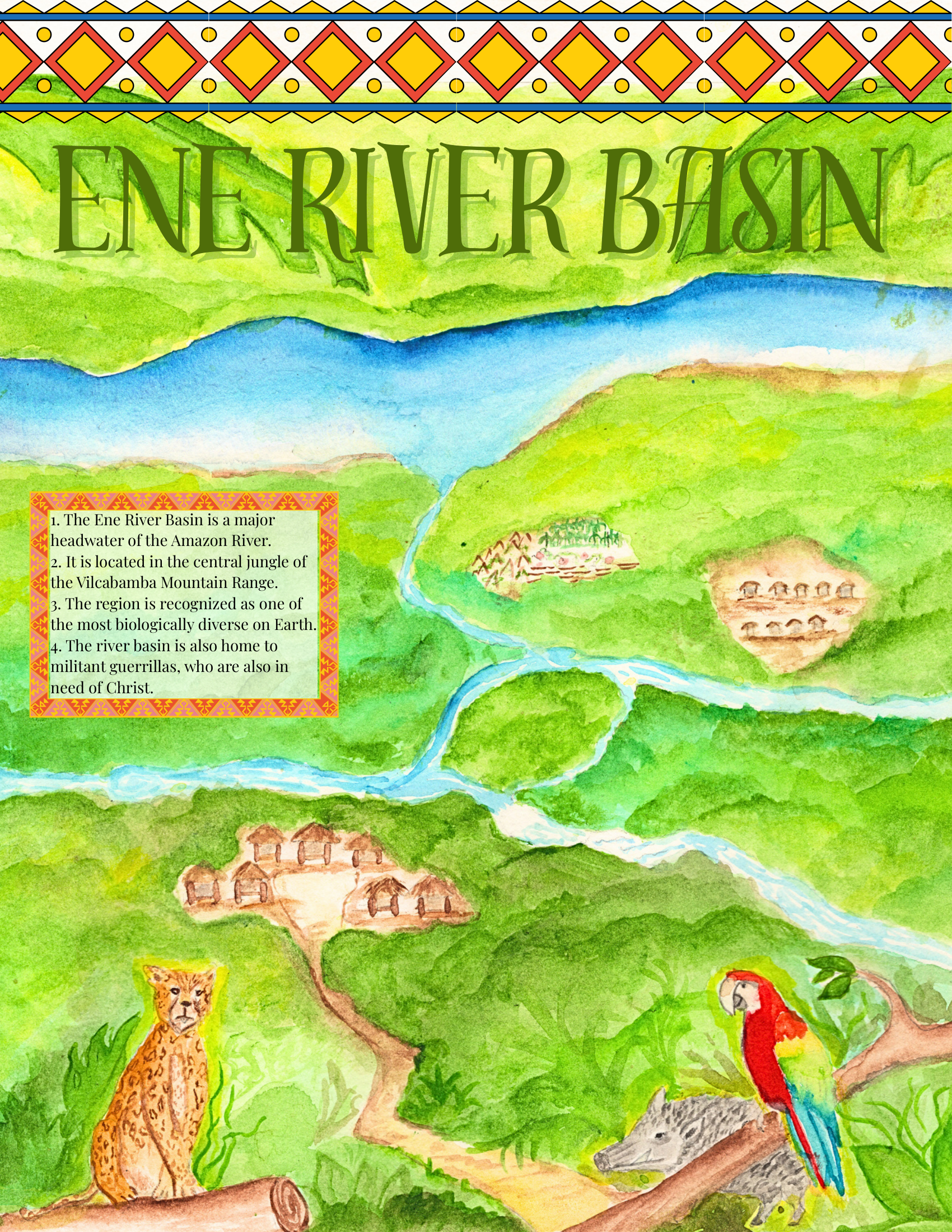 Family learning about unreached people groups