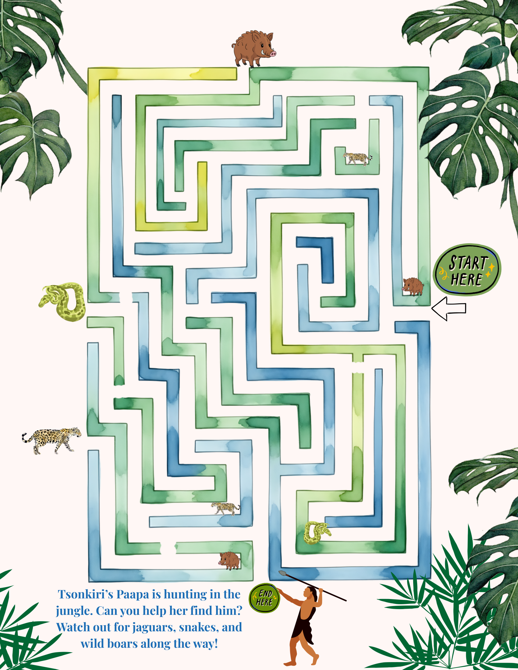 Children doing missions crafts and activities